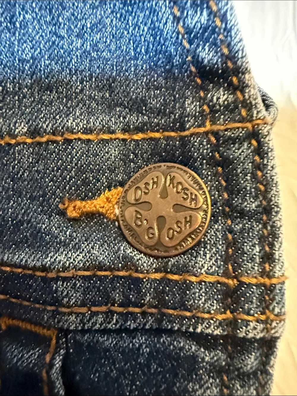OshKosh B'gosh Dark Blue Denim Overalls